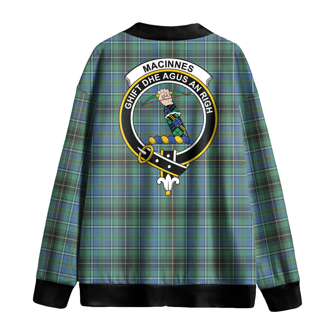 MacInnes Ancient Tartan Crest Knitted Fleece Cardigan