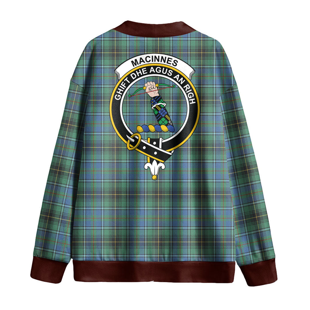 MacInnes Ancient Tartan Crest Knitted Fleece Cardigan