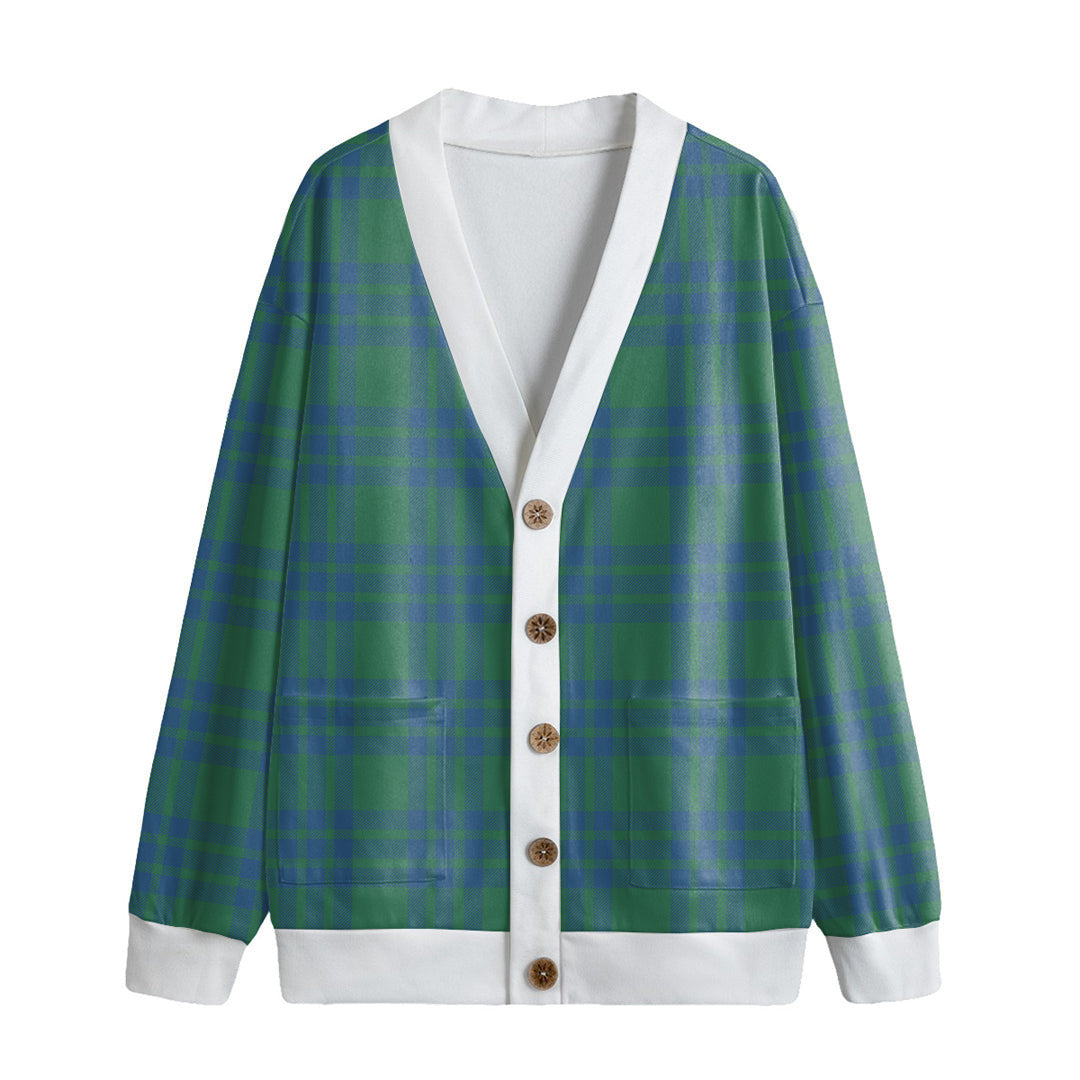 Montgomery Ancient Tartan Plaid Knitted Fleece Cardigan