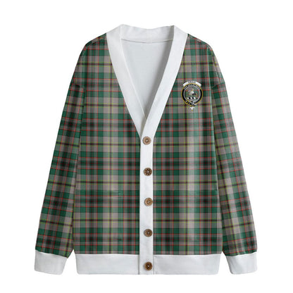 Craig Ancient Tartan Crest Knitted Fleece Cardigan