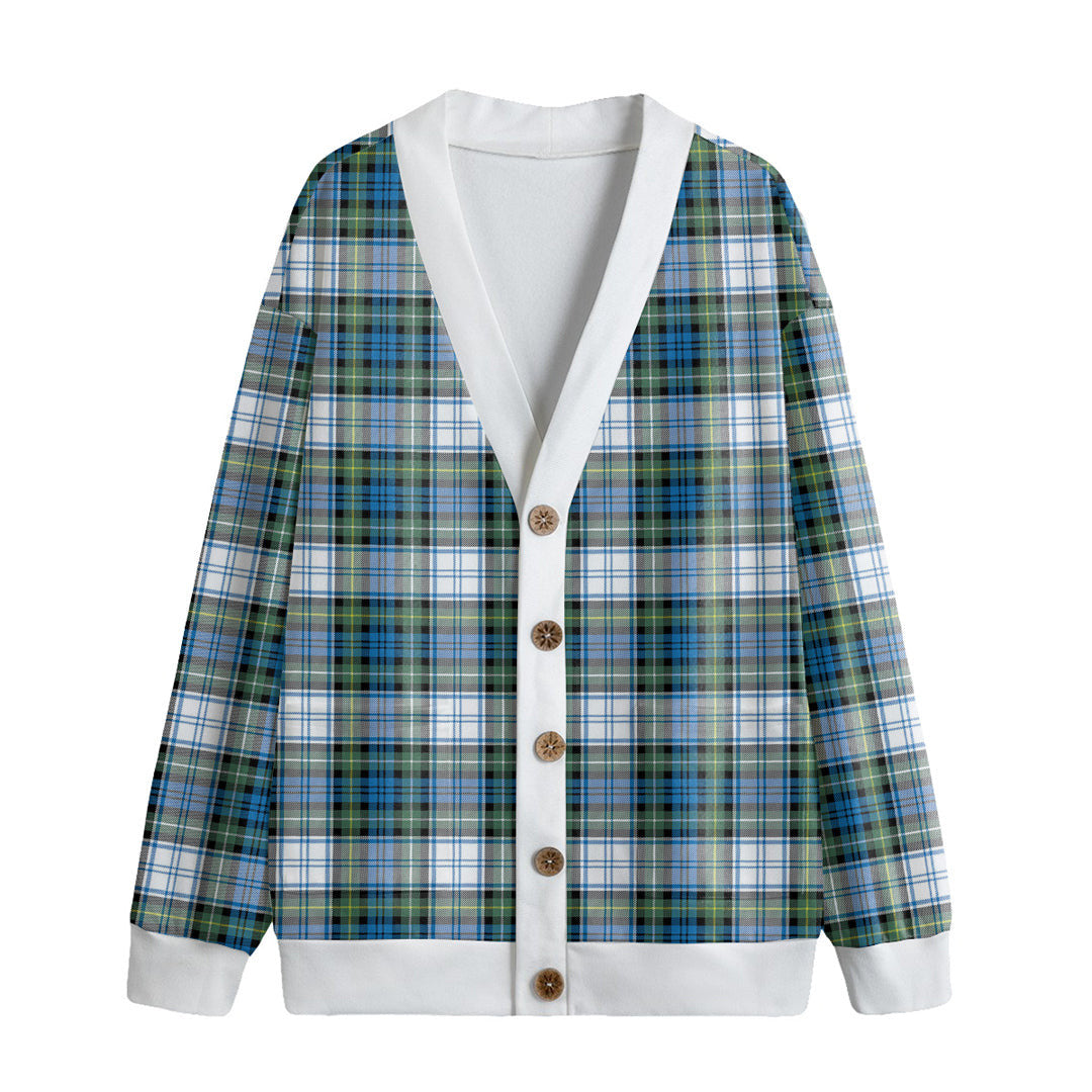 Campbell Dress Ancient Tartan Plaid Knitted Fleece Cardigan