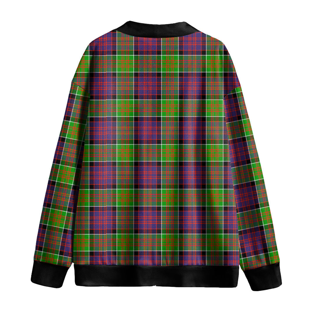 MacDonald of Clanranald Tartan Plaid Knitted Fleece Cardigan