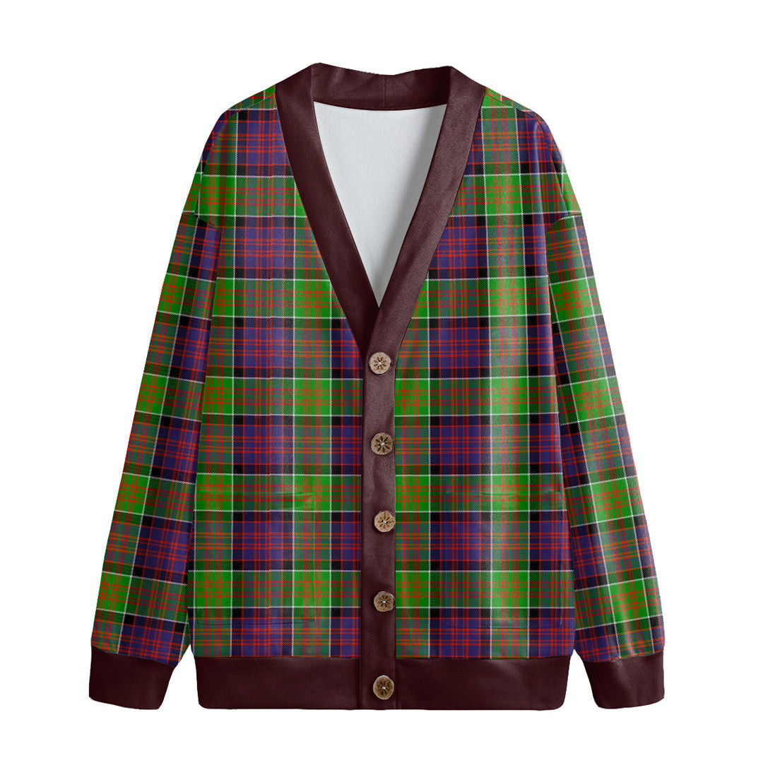 MacDonald of Clanranald Tartan Plaid Knitted Fleece Cardigan