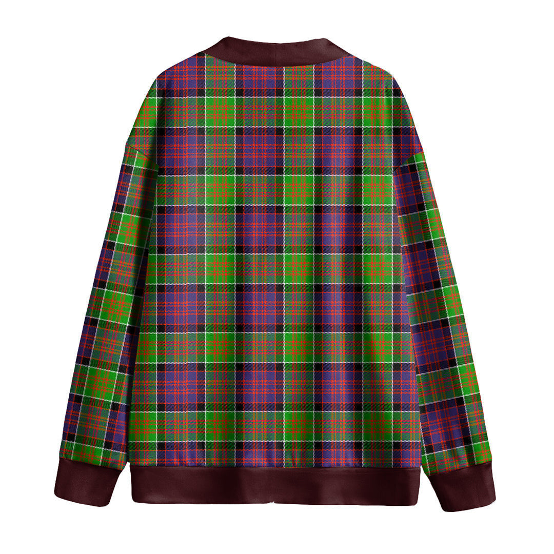 MacDonald of Clanranald Tartan Plaid Knitted Fleece Cardigan