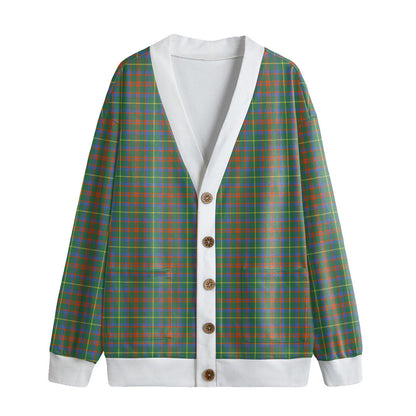 MacKintosh Hunting Ancient Tartan Plaid Knitted Fleece Cardigan