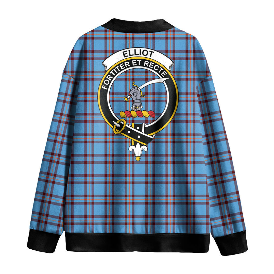 Elliot Ancient Tartan Crest Knitted Fleece Cardigan