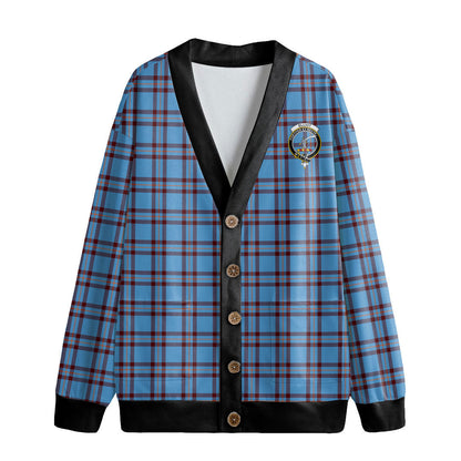 Elliot Ancient Tartan Crest Knitted Fleece Cardigan