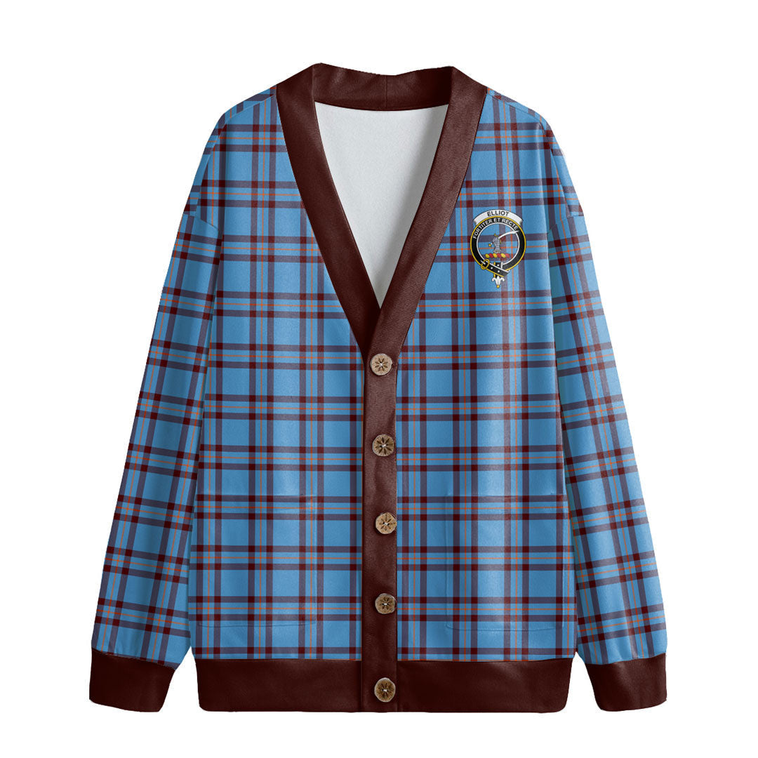 Elliot Ancient Tartan Crest Knitted Fleece Cardigan