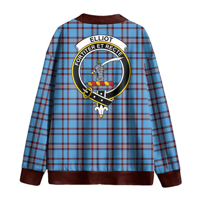 Elliot Ancient Tartan Crest Knitted Fleece Cardigan