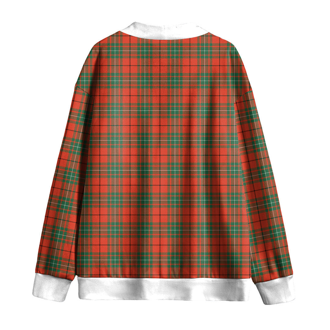 MacAulay Ancient Tartan Plaid Knitted Fleece Cardigan