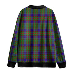 Adam Tartan Plaid Knitted Fleece Cardigan