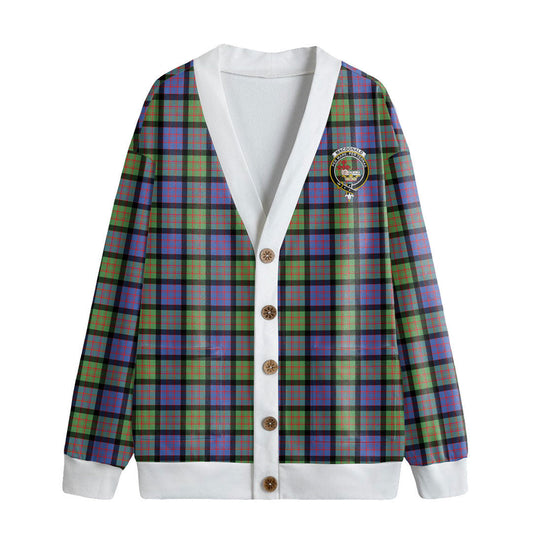 MacDonald Ancient Tartan Crest Knitted Fleece Cardigan