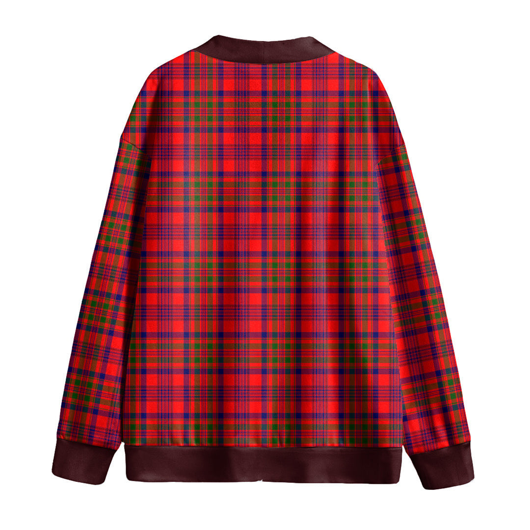 Murray of Tulloch Modern Tartan Plaid Knitted Fleece Cardigan