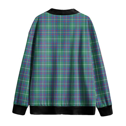 Inglis Ancient Tartan Plaid Knitted Fleece Cardigan