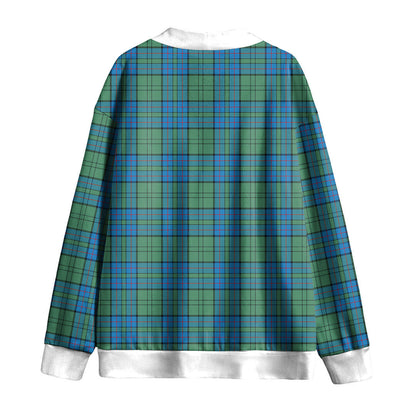 Lockhart Tartan Plaid Knitted Fleece Cardigan