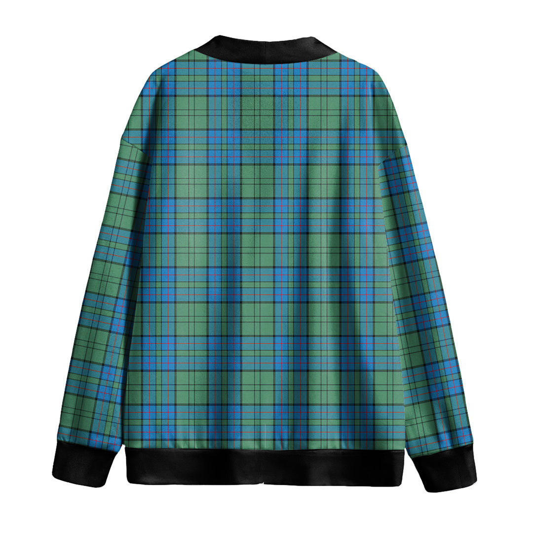 Lockhart Tartan Plaid Knitted Fleece Cardigan