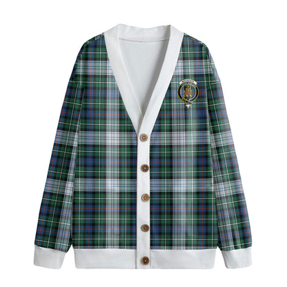 MacKenzie Dress Ancient Tartan Crest Knitted Fleece Cardigan