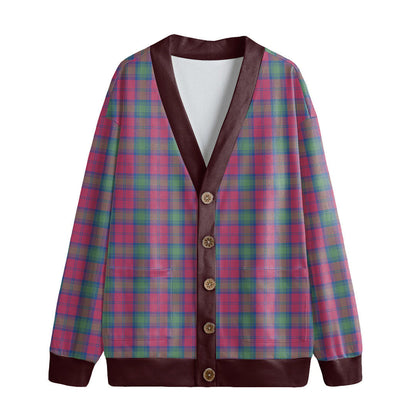 Lindsay Ancient Tartan Plaid Knitted Fleece Cardigan