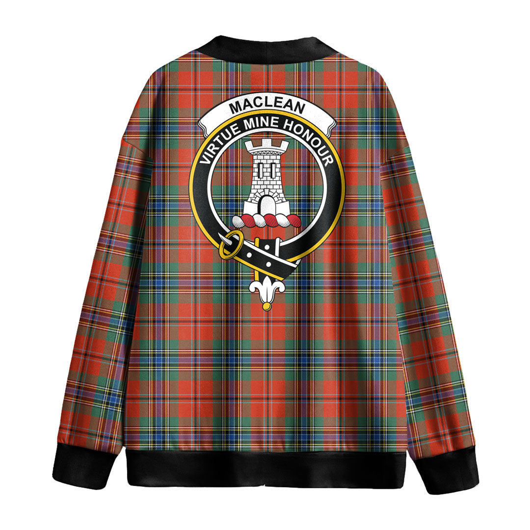 MacLean of Duart Ancient Tartan Crest Knitted Fleece Cardigan