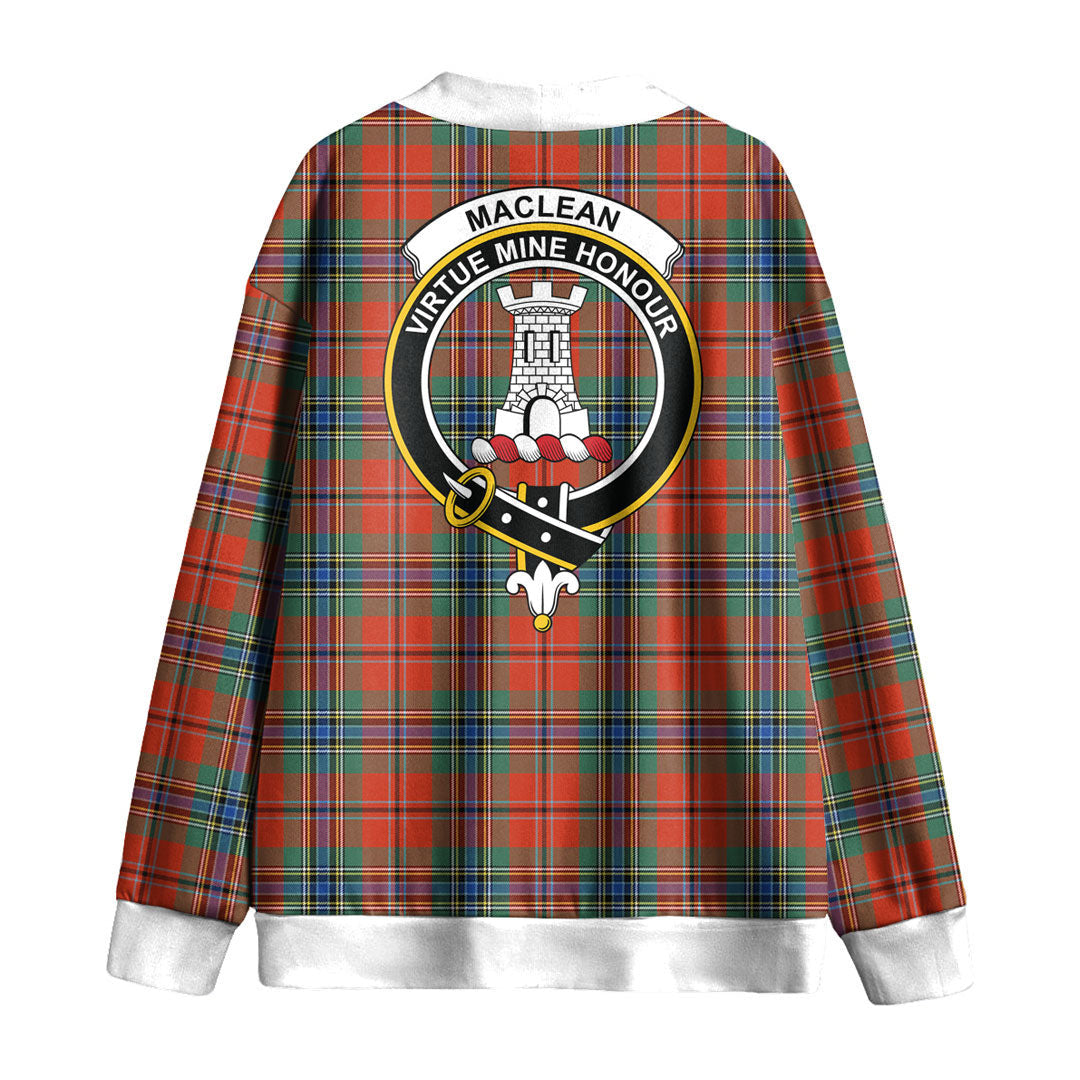 MacLean of Duart Ancient Tartan Crest Knitted Fleece Cardigan