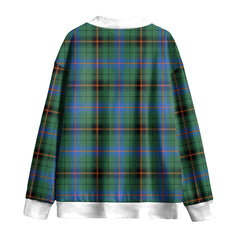 Davidson Ancient Tartan Plaid Knitted Fleece Cardigan