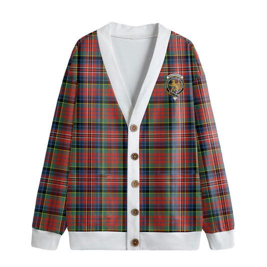 MacPherson Ancient Tartan Crest Knitted Fleece Cardigan