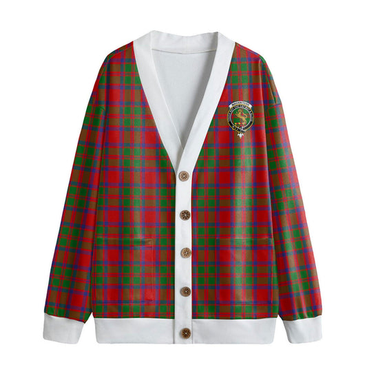 MacKintosh Modern Tartan Crest Knitted Fleece Cardigan