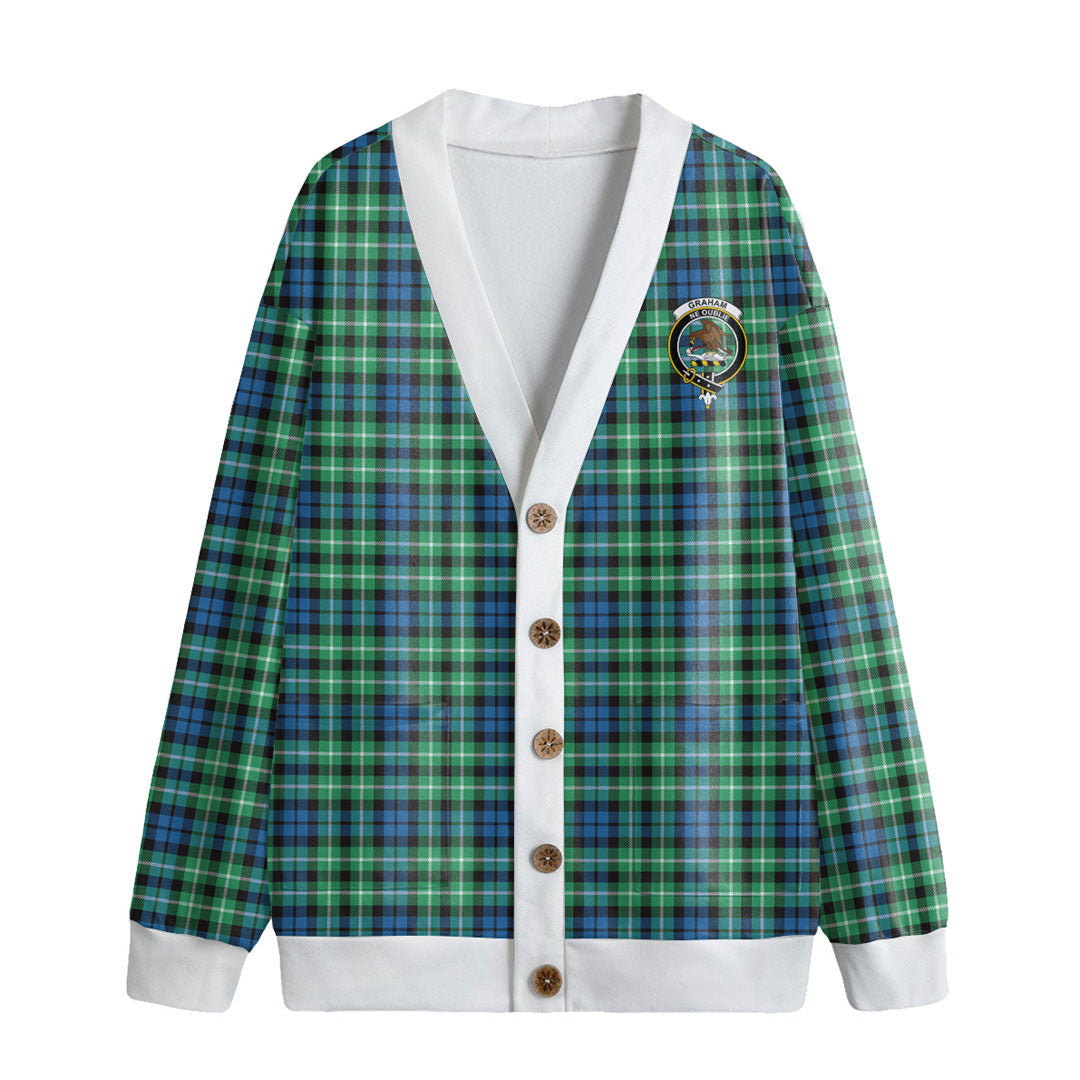 Graham of Montrose Ancient Tartan Crest Knitted Fleece Cardigan