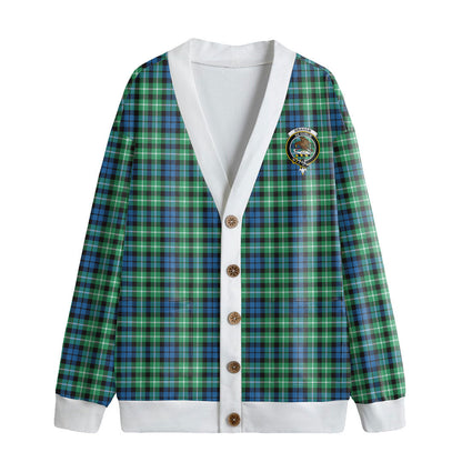 Graham of Montrose Ancient Tartan Crest Knitted Fleece Cardigan