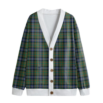 Cochrane Ancient Tartan Plaid Knitted Fleece Cardigan