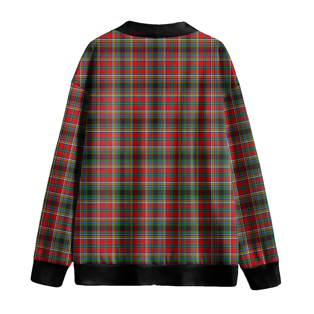 Anderson of Arbrake Tartan Plaid Knitted Fleece Cardigan