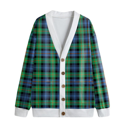 Murray of Atholl Ancient Tartan Plaid Knitted Fleece Cardigan