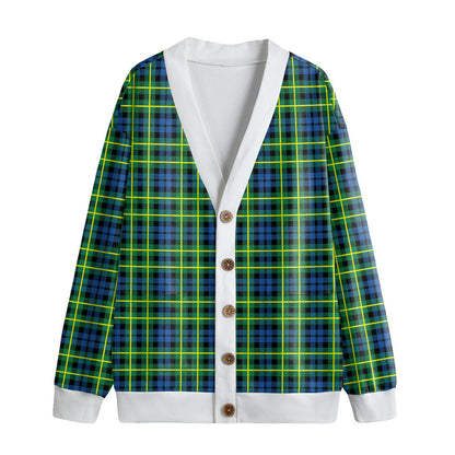 Campbell of Breadalbane Ancient Tartan Plaid Knitted Fleece Cardigan