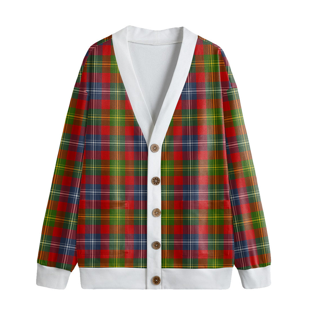 Forrester Tartan Plaid Knitted Fleece Cardigan