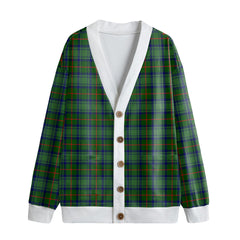 Cranstoun Tartan Plaid Knitted Fleece Cardigan