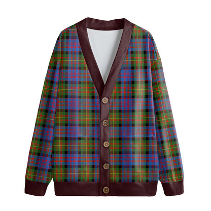 Carnegie Ancient Tartan Plaid Knitted Fleece Cardigan