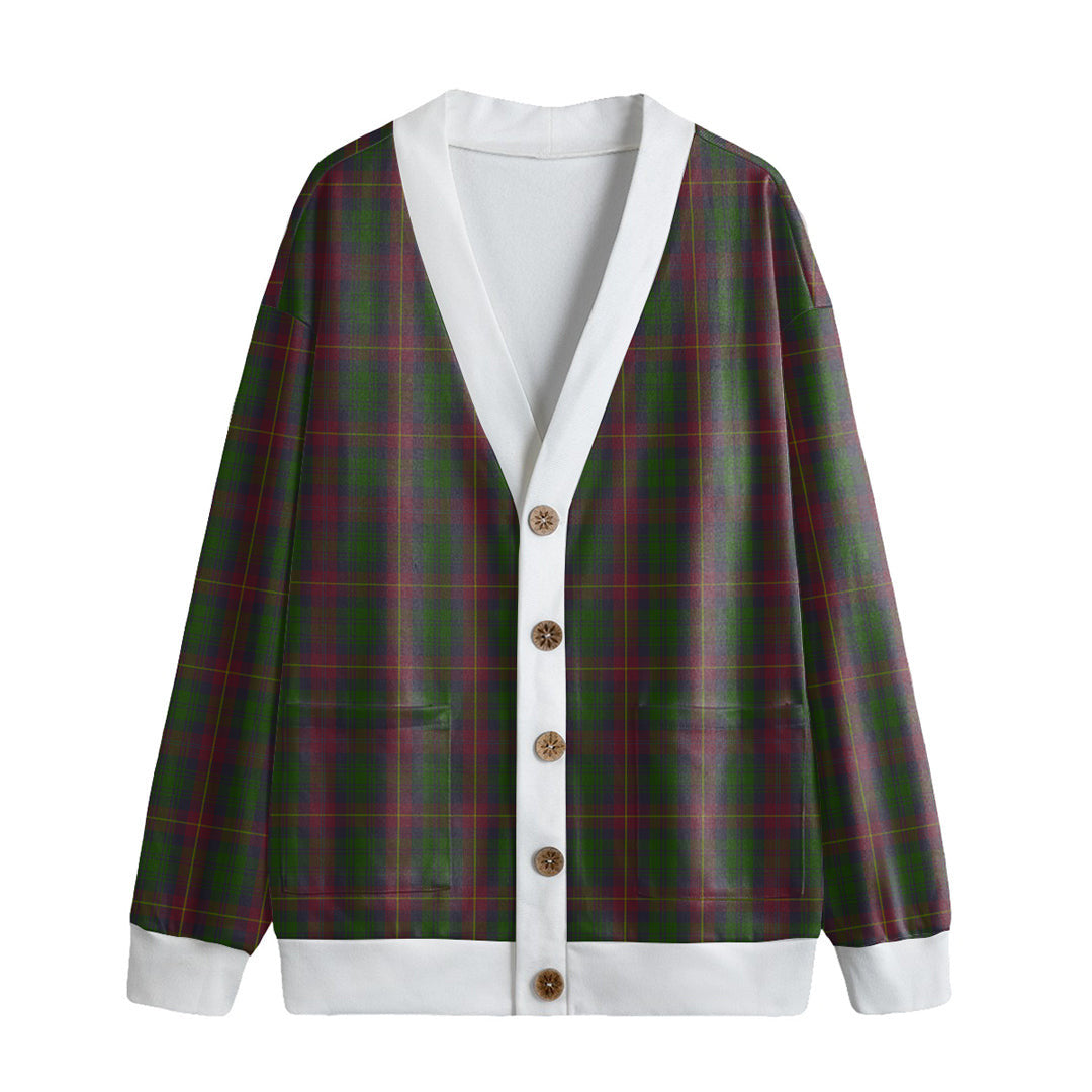 Cairns Tartan Plaid Knitted Fleece Cardigan