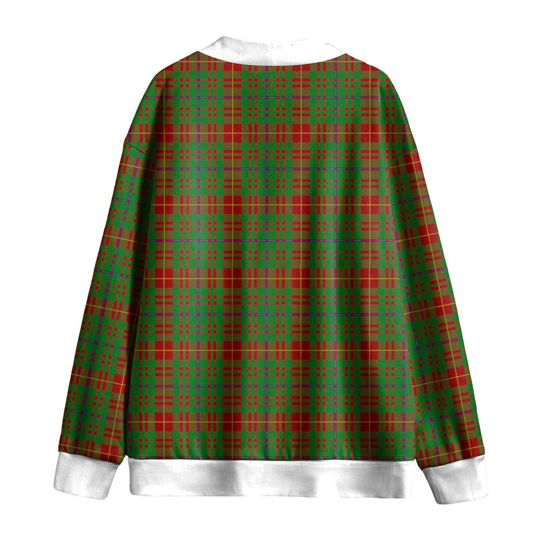 Fulton Tartan Plaid Knitted Fleece Cardigan