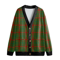 Fulton Tartan Plaid Knitted Fleece Cardigan