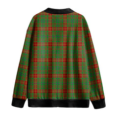 Fulton Tartan Plaid Knitted Fleece Cardigan