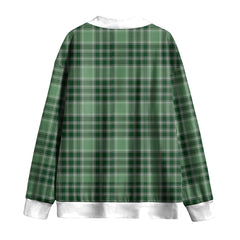 MacDonald Lord of the Isles Hunting Tartan Plaid Knitted Fleece Cardigan