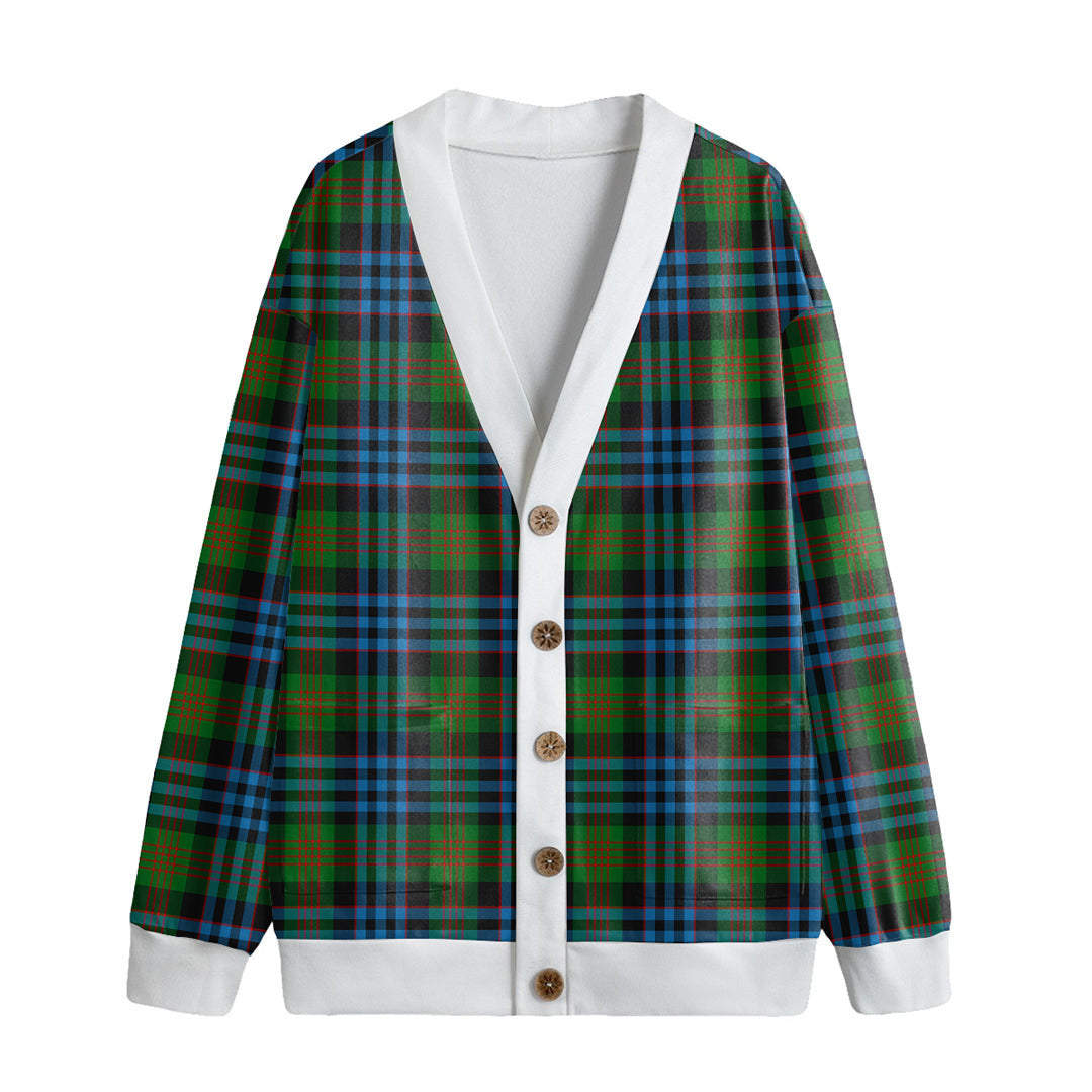 Newlands of Lauriston Tartan Plaid Knitted Fleece Cardigan