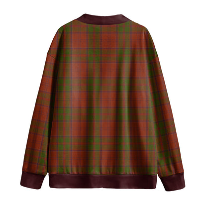 Drummond Tartan Plaid Tartan Plaid Knitted Fleece Cardigan