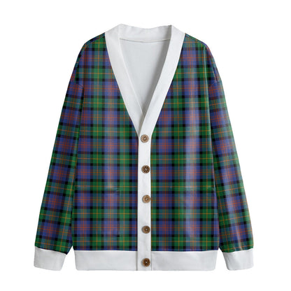 Logan Ancient Tartan Plaid Knitted Fleece Cardigan