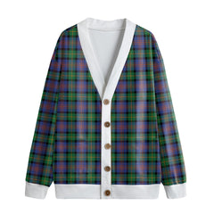 Logan Ancient Tartan Plaid Knitted Fleece Cardigan