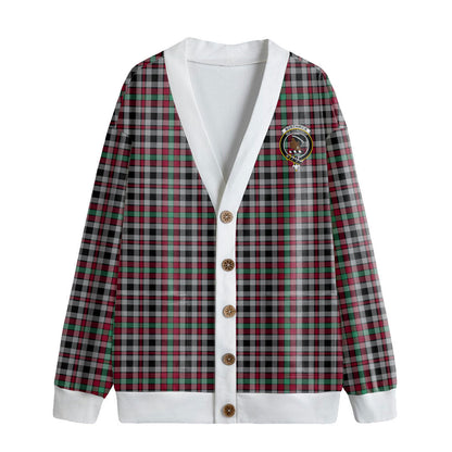 Borthwick Ancient Tartan Crest Knitted Fleece Cardigan