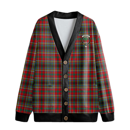 Anderson of Arbrake Tartan Crest Knitted Fleece Cardigan