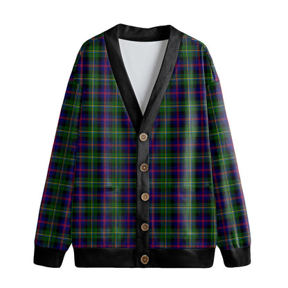 Malcolm Modern Tartan Plaid Knitted Fleece Cardigan