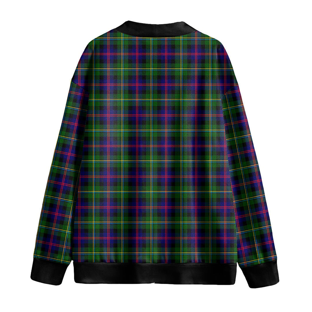 Malcolm Modern Tartan Plaid Knitted Fleece Cardigan