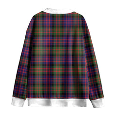 MacDonald Modern Tartan Plaid Knitted Fleece Cardigan